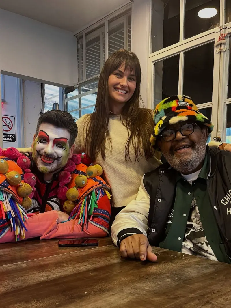 Antonela Barchiesi en un momento de trabajo